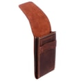 thumbnail image 3 of KAKOWELY 1 Pc Simple Watch Leather Storage Pouch Watch Storage Bag Watch Organizer,5.12"X3.15"X0.79", 3 of 5