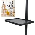 thumbnail image 4 of CHL-Microphone Stand Rack Tray Holder Sound Card Tray, Universal Mic Microphone Stand Tray, Clamp On Utility Shelf for Stag, for Live Broadcast, Live Streaming, Karaoke, Recording, 4 of 4