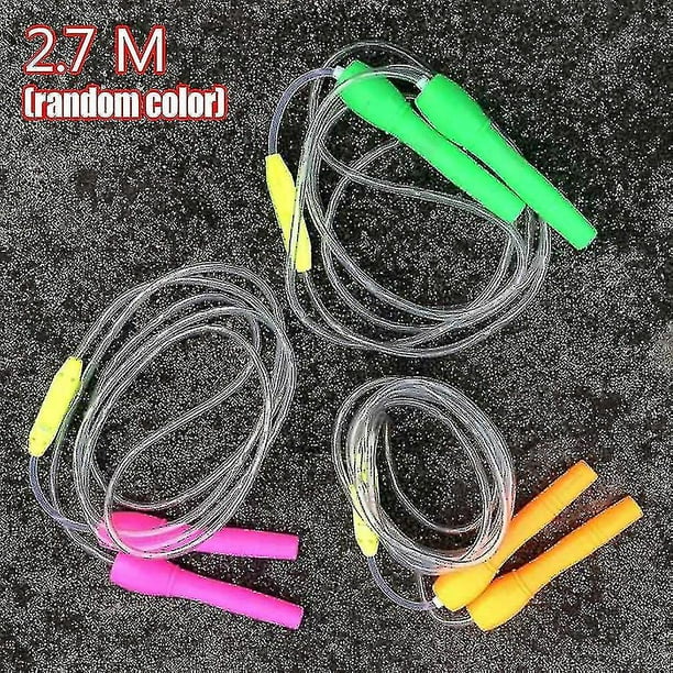 Cuerda de saltar luminosa Hmwy para niños, cuerda de saltar luminosa con luz LED, juguetes para niños