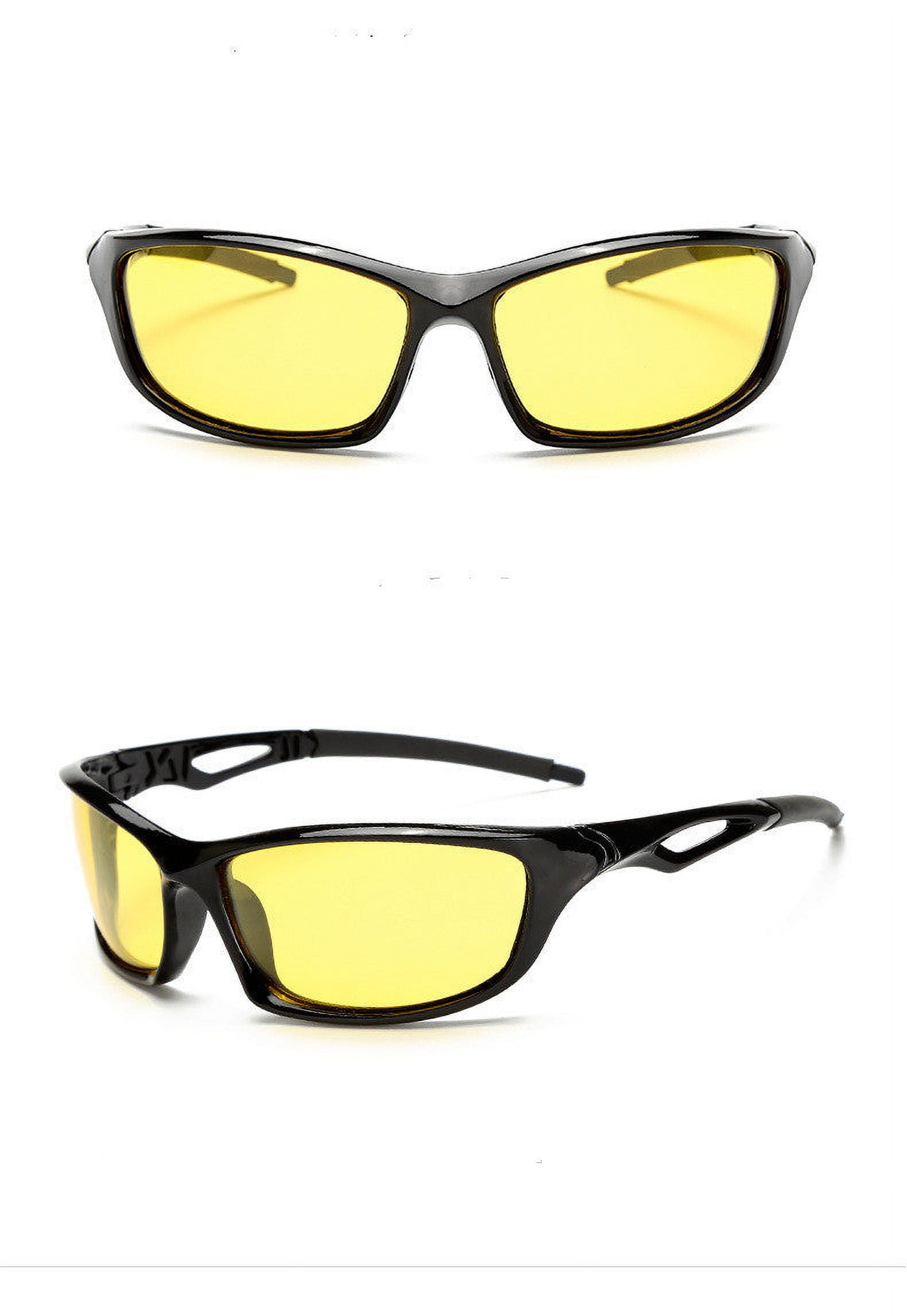 Polarized Sports Sunglasses for Men, UV400 Protection, PC Frame, Outdoor Riding Glasses, Cycling Eyewear