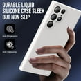 thumbnail image 4 of for Samsung Galaxy S23 Plus Case, Thin Liquid Silicone Case,Shockproof,Slim Thin Phone Case for Samsung Galaxy S23 Plus,Full Body Screen Camera Protective Cover-Beige 2-sam s23p-04, 4 of 14