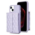 thumbnail image 5 of ELEHOLD for iPhone 14 Plus Case Wallet with Credit Card Holder Crossbody Lanyard, Soft PU Leather Magnetic Flip Folio Purse Case for iPhone 14 Plus,Light Purple, 5 of 6