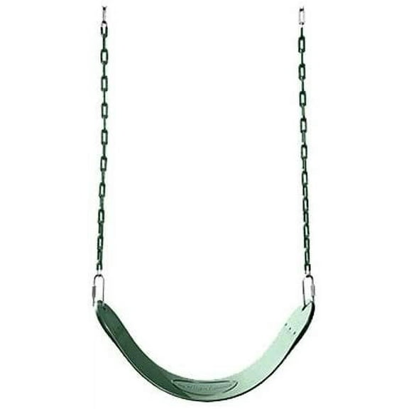 Swing N Slide DropShip Green Swing Seat Belt Style - Heavy Duty Vinyl Chain - 1 Piece