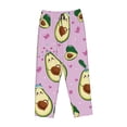 thumbnail image 4 of Balery Different Avocados print Women's Pajama Pants,Ultra Lightweight Pjs,Lounge Pant-, 4 of 9