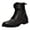 Black 01, variant on Mens Genuine Cow Leather Winter Casual Boots, Black