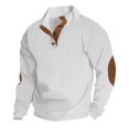 thumbnail image 1 of Spring And Autumn Men's Standing Collar Sweatshirt Is Outdoor Casual Sweaters Tops XL, 1 of 4