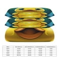 thumbnail image 3 of Q-version Funny Little Yellow Duck Bedding Sets Twin Duvet Cover 3 Piece Cute Bed Set for Boys Girls Kid, 3 of 6