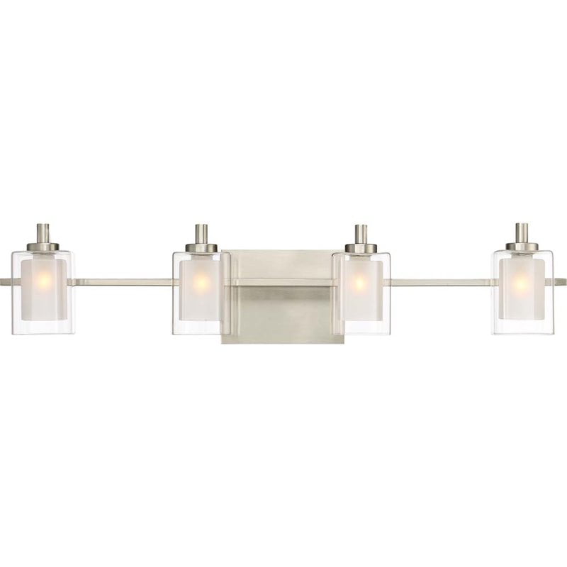 Quoizel Kolt 4 Light Led Vanity In Brushed Nickel Quoizel Kolt 4 Light Led Vanity