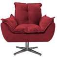 thumbnail image 1 of Sillón Odette B base de metal - Rojo WEIK Odette, 1 of 5