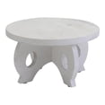thumbnail image 1 of Soporte redondo de madera para macetas, soporte para macetas de jardín, para balcón, hotel Blanco, 1 of 9