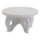 thumbnail image 1 of Soporte redondo para plantas de madera, soporte para macetas, soporte para macetas, presentación Blanco, 1 of 9