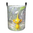 thumbnail image 6 of Lsque Pikmin pattern Laundry Hamper Basket, Tall Woven Rope Hamper Basket for Clothes, Lightweight Storage Basket, Collapsible Waterproof-Small, 6 of 8