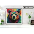 thumbnail image 2 of 5D DIY Diamond Painting Set "Colorful Bear, Animal" Round Diamond Art Crafts for Adults, Suitable for Wall Decoration, Bedroom and Home Decoration, 2 of 7