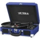 thumbnail image 1 of Victrola Vintage Tocadiscos portátil Bluetooth de 3 velocidades con altavoces incorporados | Sonido de audio de tocadiscos mejorado | Azul cobalto, número de modelo: VSC-550BT-COB, 1 of 5