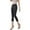 Black, variant on Petite Yoga Pants Women's V-Shape Lifting Stretch Capri Pants High Waisted Comfortable Leggings for Yoga Fitness and Daily Wear XS Black