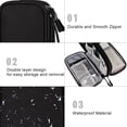 thumbnail image 3 of Travel Cable Organizer Bag Pouch Electronic Accessories Carry Case Portable Waterproof Storage Bag, 3 of 5