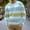 Light Blue, variant on Elvqul Mens Shirts Light Blue Button down Striped Long Sleeve Casual Fashion Round Neck Tops Shirts