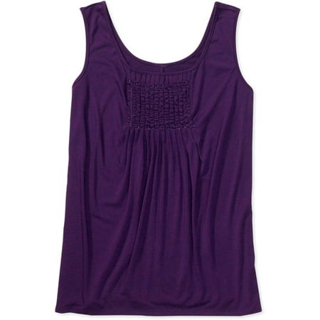 Just My Size - Women's Plus Ruffle Bib Tunic Tank