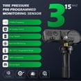 thumbnail image 6 of CDWTPS 4-Pack Black TPMS Tire Pressure Sensor 315MHz Tire Pressure Monitor System for Ford | Lincoln | Mercury OE DE8T1A180AA  Car, 6 of 11