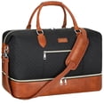 thumbnail image 1 of Bolsa de fin de semana ITIEZY para mujer, bolsa de viaje con compartimento para zapatos, 1 of 7