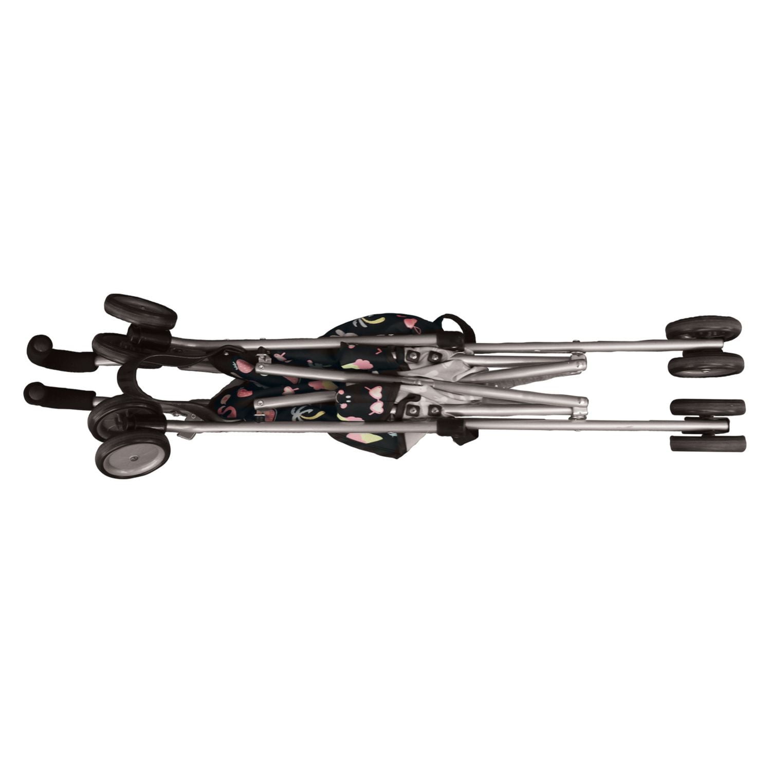 Bily Umbrella Stroller - Pink Ice Cream, 35.5"H x 16"W x 27.5"D