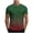 Watermelon Red, variant on SAWOBUUN Men's Gradient Color T-Shirt Short Sleeve Crew Neck Athletic Tee Slim Fit Breathable Running Top