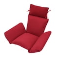 thumbnail image 4 of Modern Egg Chair Cushio Thickened Hanging Basket Swing Cushion Red, 4 of 12