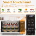 thumbnail image 6 of Costway Food Dehydrator Dryer Machine 85°F-160°F with 8 Detachable Mesh Trays & Timer, 6 of 9