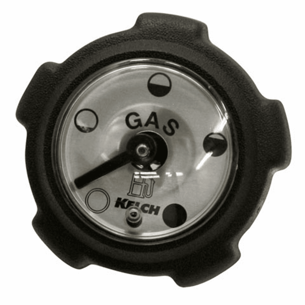 KELCH FUEL CAP WITH GUAGE VENTED 12.25"