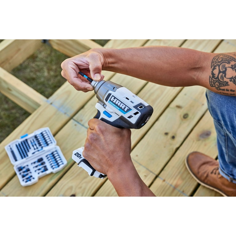 HART 20 Volt Battery Powered Gen 2 Brushless Impact Driver Battery Not Included New Condition Hex Shank Walmart