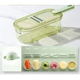 thumbnail image 2 of 6 in 1 Vegetable Chopper Slicer,Mandoline Slicer and Premium Vegetable Chopper Beside 3 Interchangeable Blades, 2 of 7