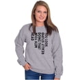 thumbnail image 3 of Funny You Look Stupid Doing That Joke Sweatshirt for Men or Women Brisco Brands M, 3 of 6