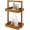 2 tier, variant on Teak Wood Shower Caddy Corner, 2 Tier Bathroom Organizer Countertop, Standing Shower Rack with Handle, Stand Up Shower Basket for Shampoo, Shelf Rack for Inside Shower, Kitchen Desktop