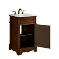 thumbnail image 5 of 21 In. Single Bathroom Vanity Set In Teak, 5 of 10