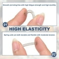 thumbnail image 3 of Uxcell Compression Spring Small Extension Spring for DIY Projects Home Shop Repair 4x0.4x45 mm, 3 of 7