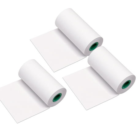 Long-Lasting 10-Year Preservation Note Thermal Paper Roll 56*30mm / 2.2*1.2in BPA-Free Black Font No Adhesive Labels for PeriPage A6/A8/P6 Paperang P1/P2 Thermal Printer Pack of 3