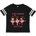 thumbnail image 3 of Inktastic Life's Better in a Tutu Ks Girls Toddler T-Shirt, 3 of 5