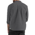 thumbnail image 5 of jjayotai Men's Oxford Shirt Long Sleeve Casual Button down Shirts Regular Fit Dress Shirts, 5 of 6