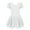White, variant on iEFiEL Kids Girls Ruffle Short Sleeve Gymnastics Leotard Tutu Dress Basic Ballet Dance Costumes Pink M