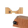 thumbnail image 5 of Rok Hardware Espaciadores De Puerta De Gabinete Con Panel Elevado Para Estabilizadores De Bolas De Goma Con Ranura De 1/4" (6,35 Mm) Para Puerta De Gabinete, Paquete De 500 Espaciadores De Bolas, 5 of 5