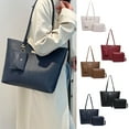 thumbnail image 4 of Women's Wallet 3pcs Handbag Set Crossbody Bag Purse Shoulder Bags Spacious PU Leather Handbag for Everyday Use, 4 of 9