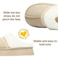 thumbnail image 5 of BERANMEY Slippers for Women Scuff Memory Foam Fuzzy Faux Fur House Slippers Bedroom Non-slip Warm Fluffy Plush Womens Slippers Unisex Slip on Anti-Skid Sole Slides, 5 of 9