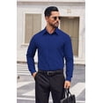 thumbnail image 3 of COOFANDY Mens Dress Shirts Long Sleeve Casual Button Down Shirts Formal Business Shirt, 3 of 6