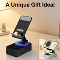 thumbnail image 7 of Bluetooth Audio Power Bank Bracket – Wireless speaker with adjustable 360° rotating phone holder and anti-slip base, perfect for video streaming, desk use, and travel., 7 of 7