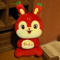thumbnail image 7 of KUFptva 2023 Chinese Zodiac Rabbit Stuffed Doll Room Decor Soft Sleeping Toy for Emotion Appease Nursery Supply, 7 of 7