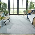 thumbnail image 3 of SAFAVIEH Machine Washable Rug Indoor/Outdoor Bermuda Collection - Bermuda Julijana Geometric Diamonds Indoor/Outdoor Area Rug Light Blue/Ivory, 8' x 10', 3 of 12