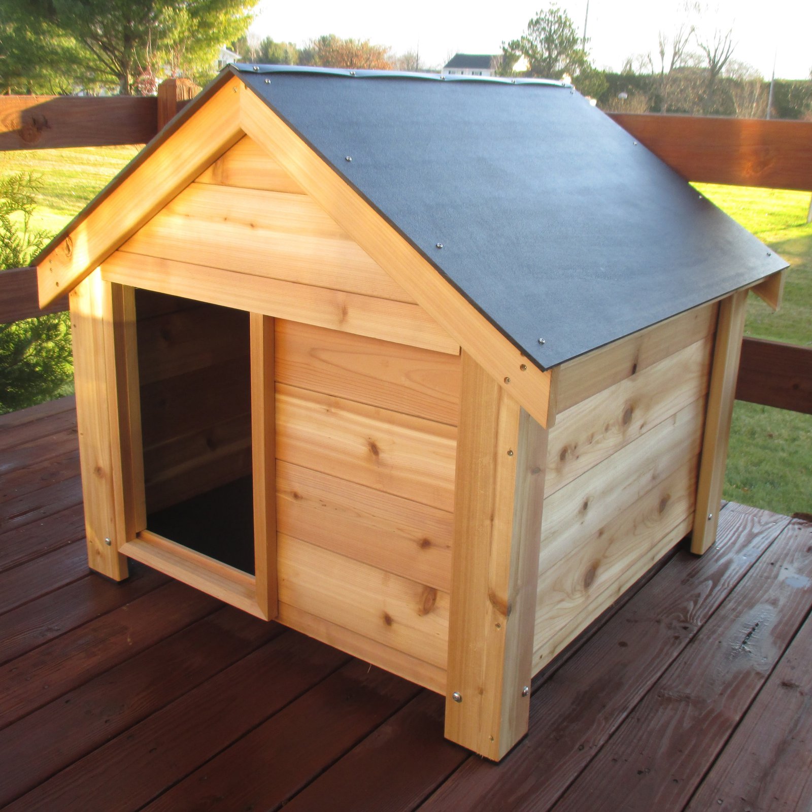 Infinite Cedar Ultimate Cedar Dog House Walmart Walmart