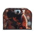 thumbnail image 2 of Cauagu Red Panda Autumn Branches for 4 Slice Toaster Cover (11.4''×7.9''×7.5'') Bread Machine Cover Toaster Protector Kitchen Appliance Dust Cover, 2 of 7