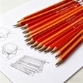 thumbnail image 6 of Meiiso 12-Pack Top Erasers Pencil Kit (Includes Pencil Sharpener), Easy Hold Grip, for Sketching, Office Pencils, 1 Set, Pencils, Office Stationery, Writing Supplies, 6 of 7