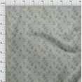 thumbnail image 3 of oneOone Silk Tabby Fabric Leaves & Floral Artistic Printed Craft Fabric BTY 42 Inch Wide, 3 of 4